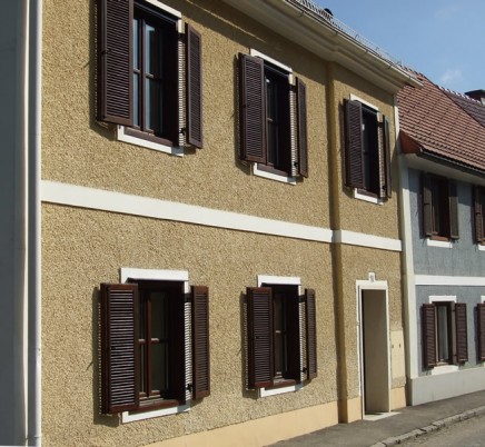 Kétszárnyú fa ablakok